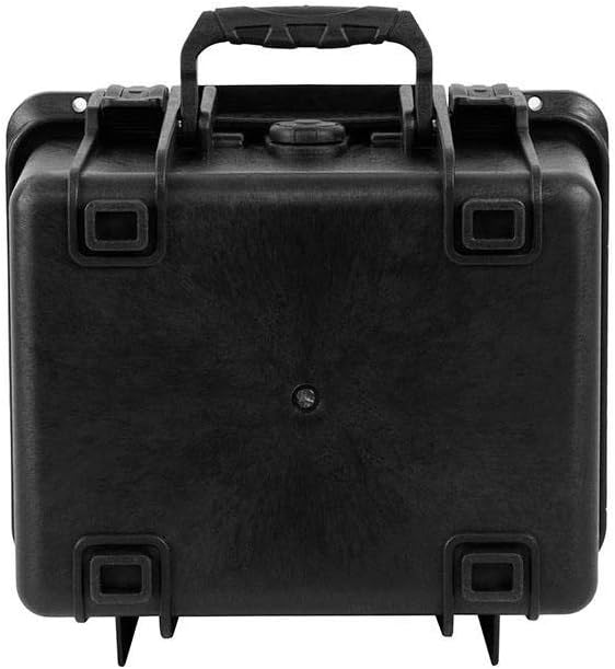 Monoprice Weatherproof/Shockproof Hard Case - Black Ip67 Level Dust and Water Protection Up to 1 Meter Depth