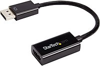 StarTech.com DP2HD4KS DisplayPort to HDMI 4K Audio/Video Converter 4K30Hz 4K HDMI Single
