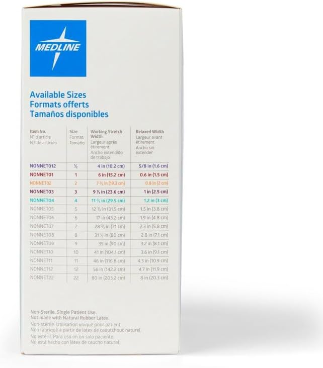 Medline Stretch Tubular Elastic Dressing Retention Net