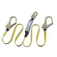PEAKWORKS 6 ft Double-Leg Shock Absorbing Safety Lanyard