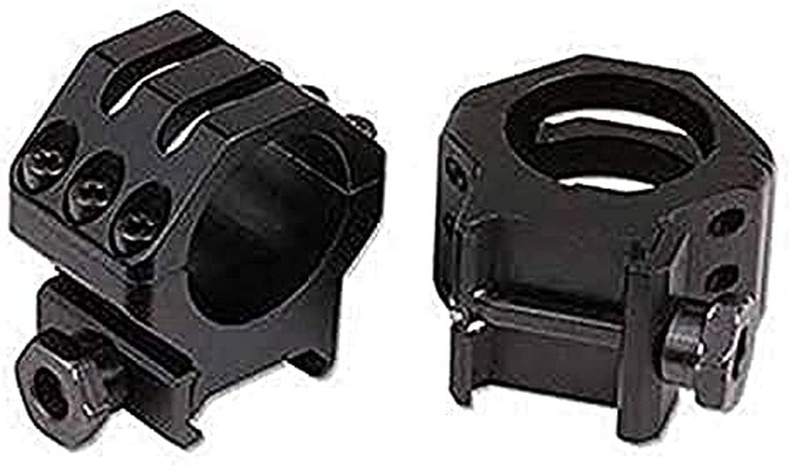 Weaver 1-Inch Six Hole Tactical High Rings (Matte)