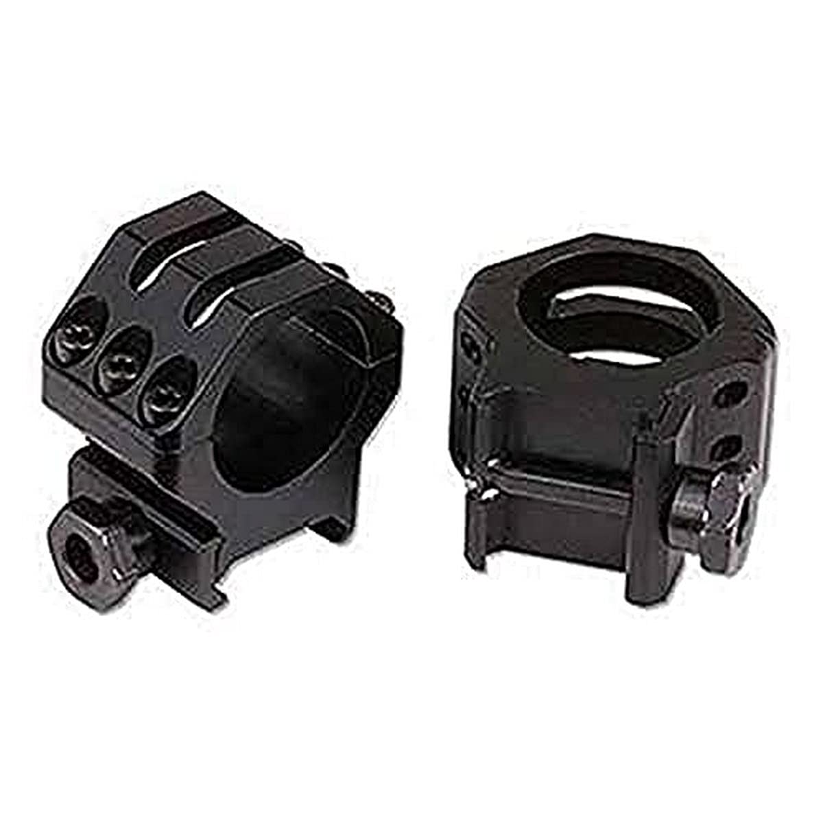 Weaver 1-Inch Six Hole Tactical High Rings (Matte)