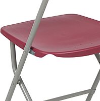 Flash Furniture Hercules Series Commercial-Grade Plastic Folding Chair - 650LB Weight Capacity