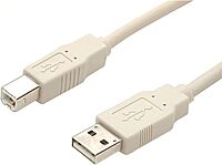 StarTech.com Beige USB 2.0 A-to-B Cable (Type A to B Male)