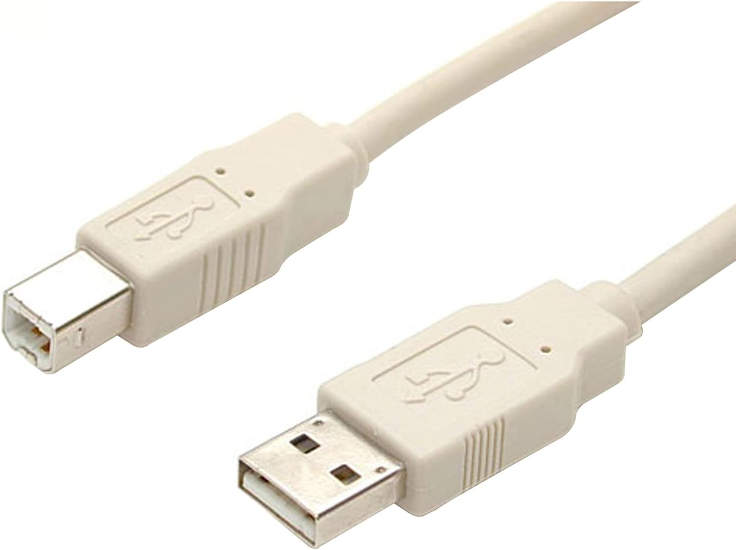 StarTech.com Beige USB 2.0 A-to-B Cable (Type A to B Male)