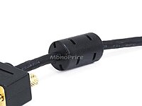 Monoprice Ultra Slim SVGA Super VGA Male-to-Male Monitor Cable with Ferrites and Gold-Plated DE-15 Connectors