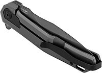 Kershaw Helitack Folding Pocket Knife, 3.3 inch Blade, Stainless Steel Handle, Every Day Carry Work Knife, Pocketclip