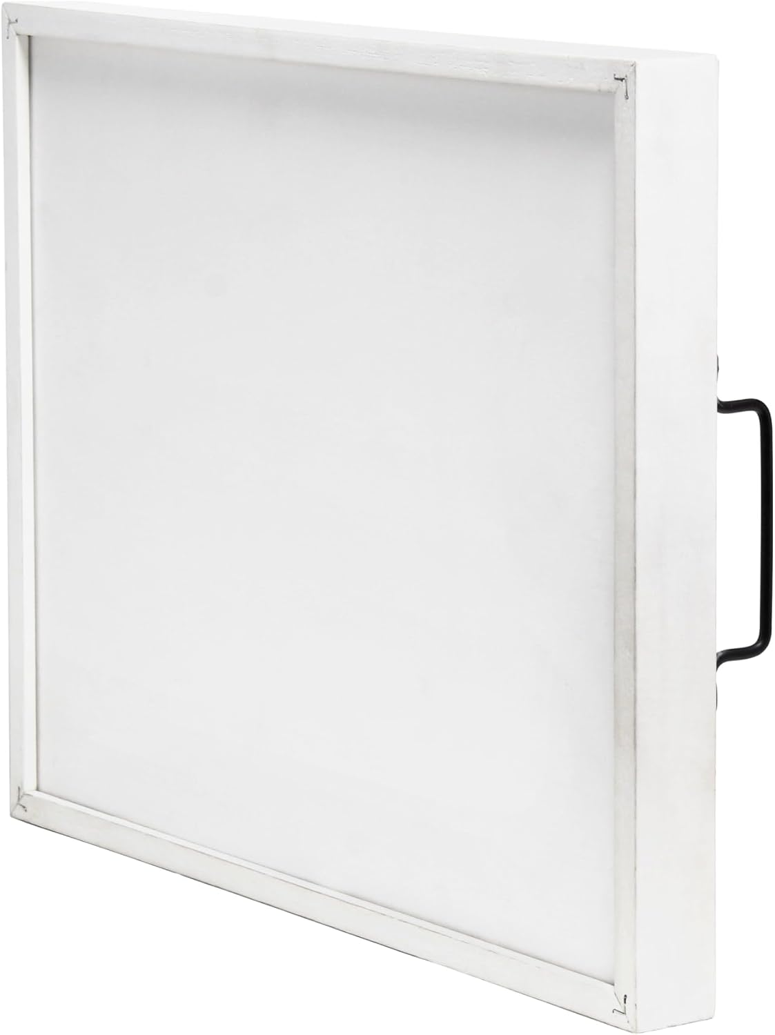 Elegant Designs Decorative Wood Serving Tray w/Handles