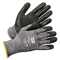 Honeywell NFD20B/8M NorthFlex Light Task Plus 5 Coated Gloves, Medium, Black/Gray (12pk)