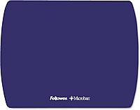 Fellowes Microban Ultra Thin Mouse Pad - Blue - 7in x 9in x 0.1in Dimension - Blue