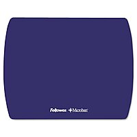 Fellowes Microban Ultra Thin Mouse Pad - Blue - 7in x 9in x 0.1in Dimension - Blue