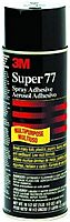 3M Super 77 CA Multi-Purpose Spray Adhesive, 16.75 Oz, Set Of 12 Cans
