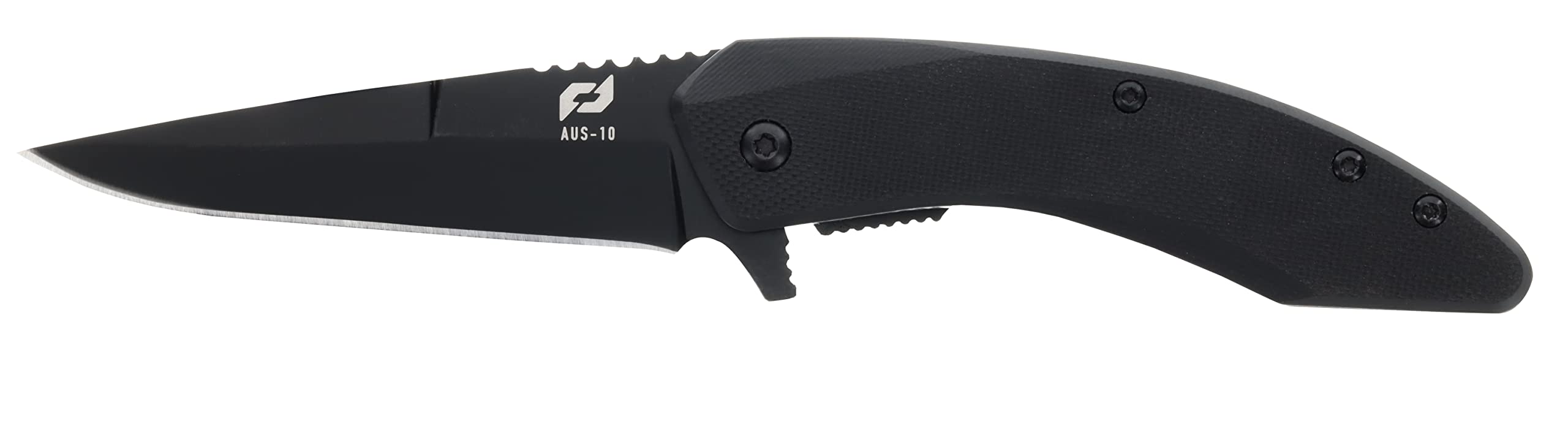 Schrade Delta Class Landshark Folder 7.125in with 3.125in AUS-10 Steel Blade and G10 Handle for EDC