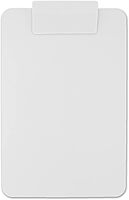 SAUNDERS Letter Antimicrobial Clipboard with Low-Profile Clip