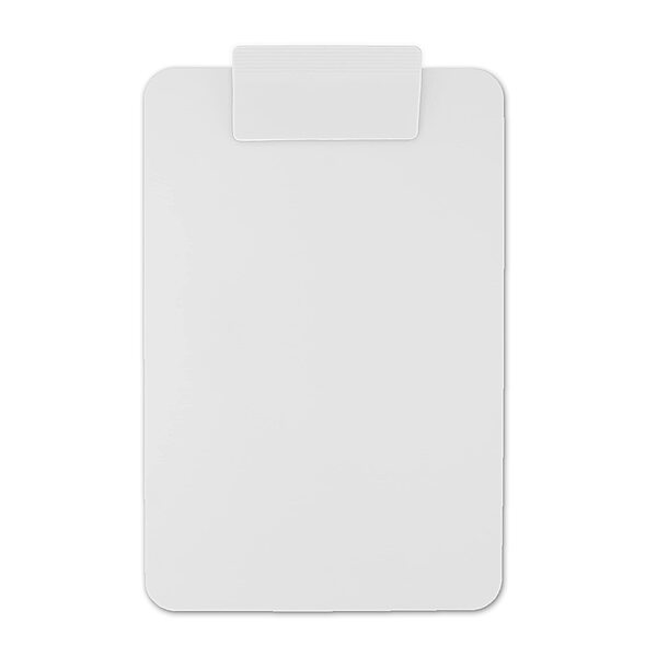 SAUNDERS Letter Antimicrobial Clipboard with Low-Profile Clip