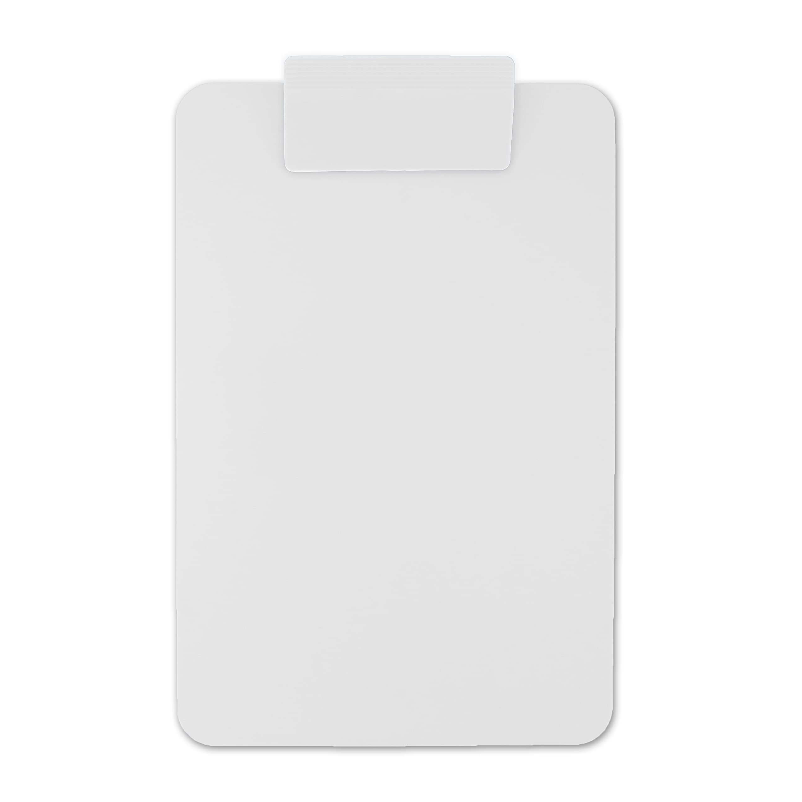 SAUNDERS Letter Antimicrobial Clipboard with Low-Profile Clip