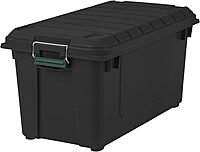 IRIS USA WeatherPro 82 Quart Weathertight Store-It-All Tote - Black