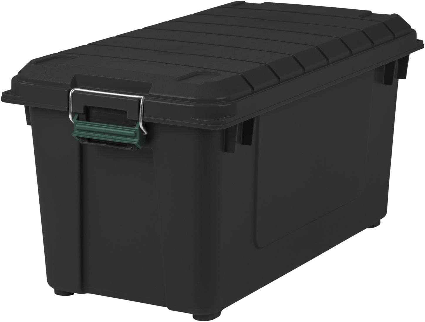 IRIS USA WeatherPro 82 Quart Weathertight Store-It-All Tote - Black