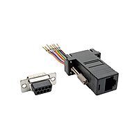 Tripp Lite DB9 to RJ45 Modular Serial Adapter - RS-232/RS-422/RS-485 - Black