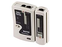 Monoprice RJ-11 and RJ-45 Modular Plug Tester - Gray