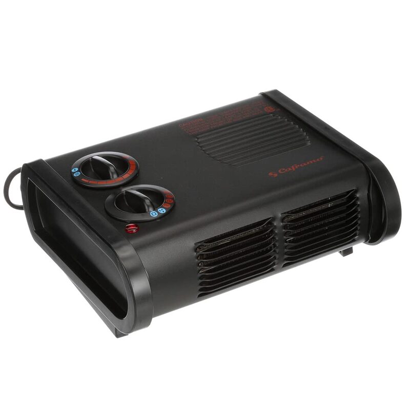 Caframo True North Heater. Low Profile, Quiet, Powerful Heater for Work and Home. Black, 11.25" x 8" x 5" (9206CABBX)