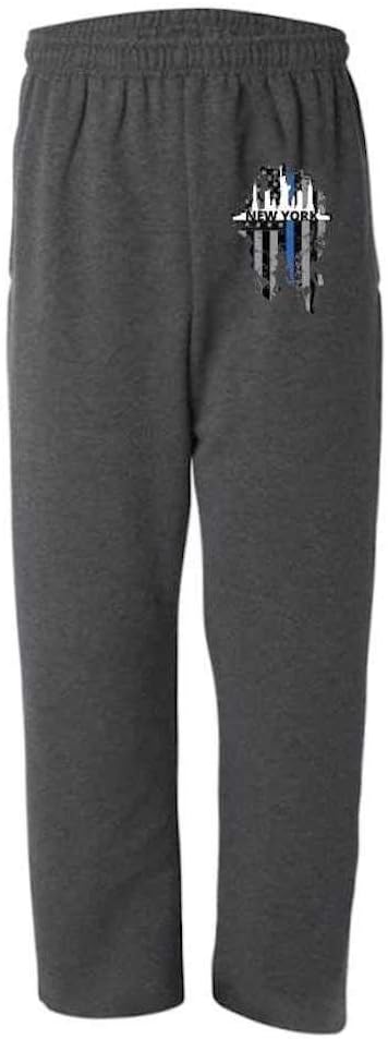 THIN BLUE LINE USA New York City Skyline Sweatpants - Police Support