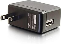 C2G USB Adapter, USB Power Adapter, 2.1A, Cables to Go 22335 2.1A AC to USB
