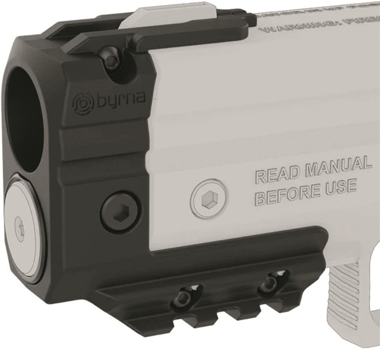 Byrna BOOST Adapter for SD Launcher, Black, Round, 12g CO2, 30 Shots per Cartridge