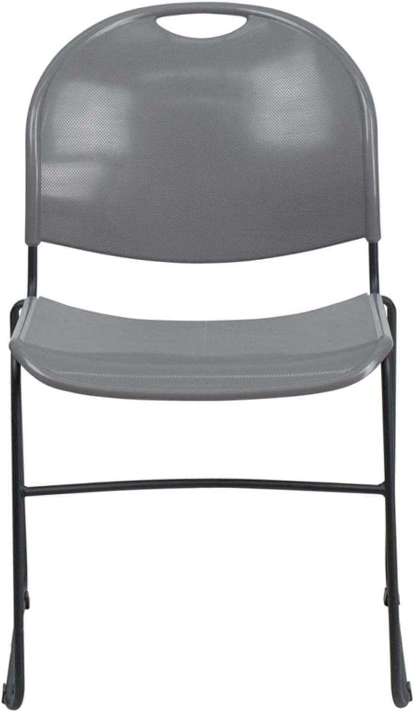 FLASH FURNITURE HERCULES Series 880 lb. Capacity Ultra-Compact Sled Base Stack Chair