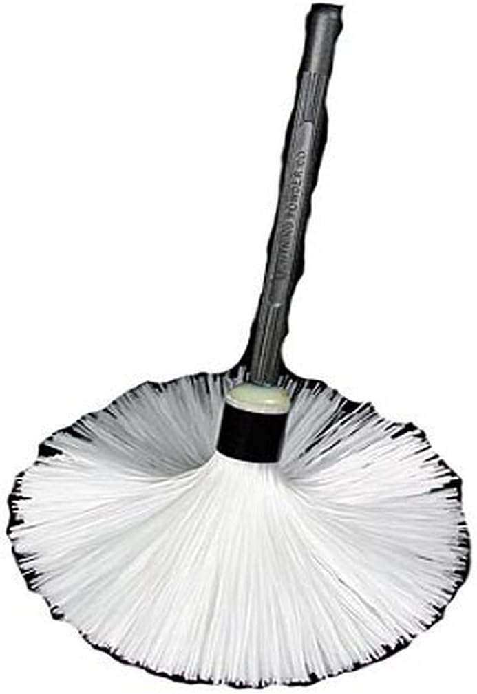 Lightning Powder Zephyr Fiberglass Fingerprint Brush, 6.5 in., Professional Fingerprint Dusting