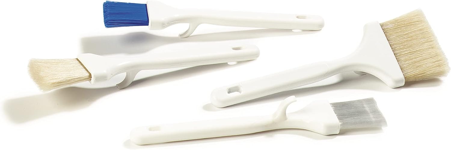 SPARTA 4037900 Meteor Boarhair Basting Brush, Dishwasher Safe With Built-In Plastic Handle, 3 Inches