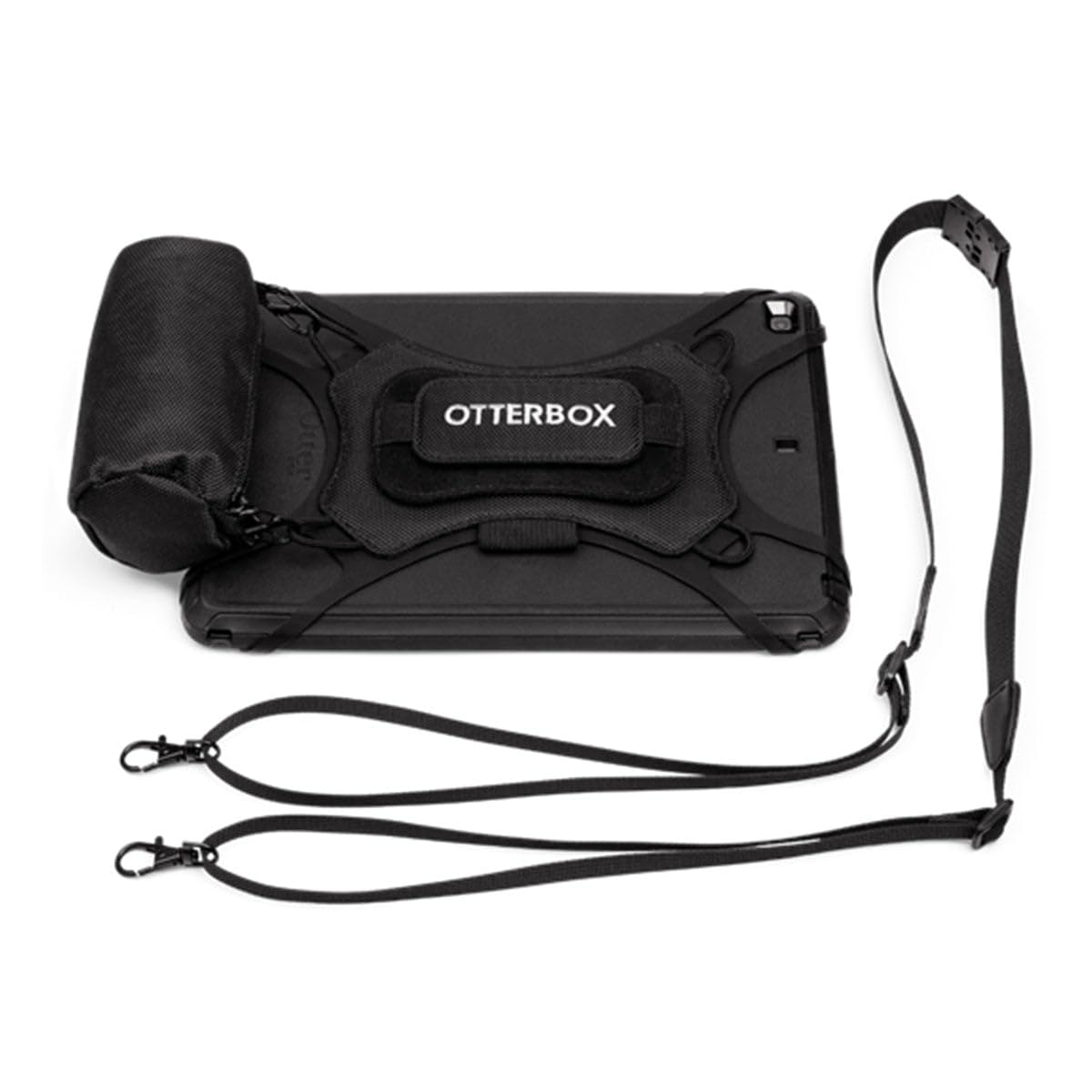 OtterBox Utility Carrying Case for 10in to 13in Apple, Samsung, LG, Google Tablet - Black - Neck Strap