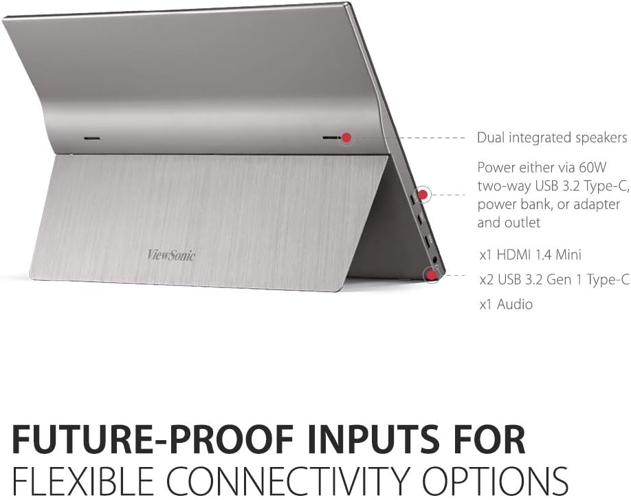 VIEWSONIC IPS Monitor with USB-C Power Delivery