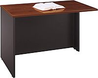 Bush Business Furniture Series C Collection 48W Return Bridge in Hansen Cherry Hansen Cherry 48W x 24D