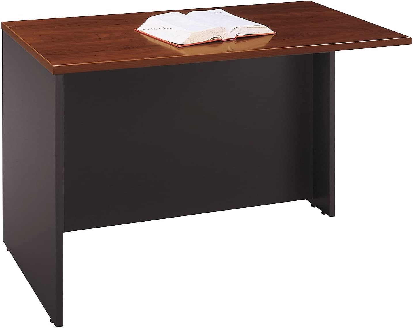 Bush Business Furniture Series C Collection 48W Return Bridge in Hansen Cherry Hansen Cherry 48W x 24D