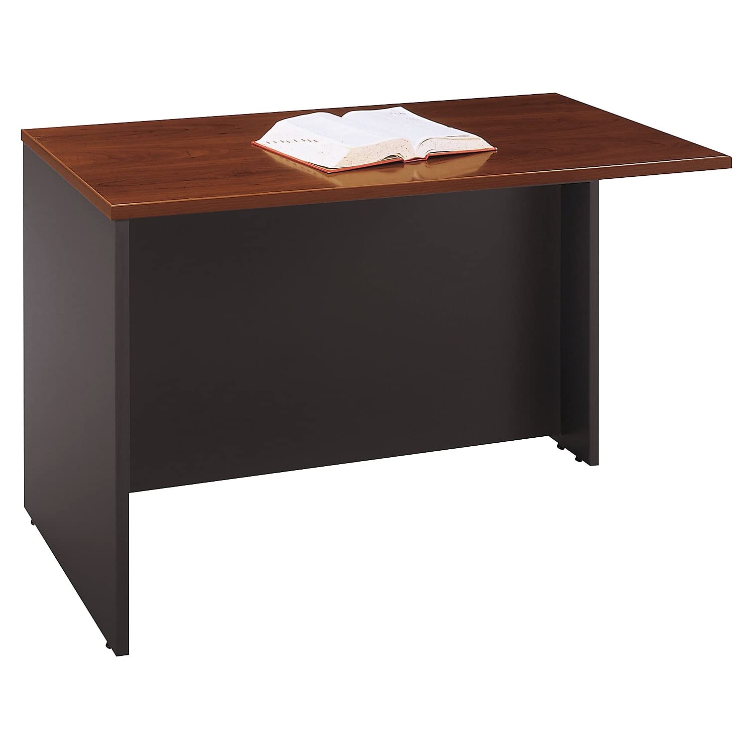 Bush Business Furniture Series C Collection 48W Return Bridge in Hansen Cherry Hansen Cherry 48W x 24D