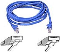 Belkin Cat5e Patch Cable - RJ-45 Male Network - RJ-45 Male Network - 5ft - Blue