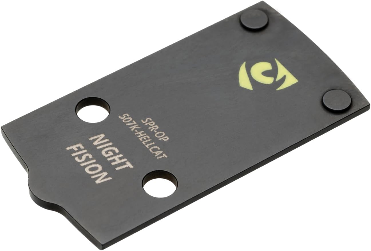 Night Fision Optic 17-4 Stainless Steel Handgun Mounting Plates for Red Dot Sights | Extra Screws - 507K/407K