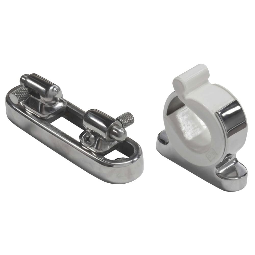 TACO Stainless Steel Adjustable Reel Hanger Kit w/Rod Tip Holder - Adjusts from 1.875 - 3.875