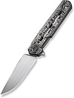 WEKNIFE Navo Flipper Knife Carbon Fiber Handle (3.25 CPM 20CV Blade) WE22026-6