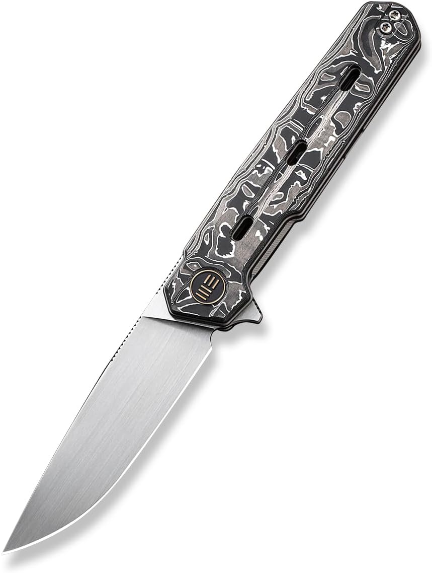 WEKNIFE Navo Flipper Knife Carbon Fiber Handle (3.25 CPM 20CV Blade) WE22026-6