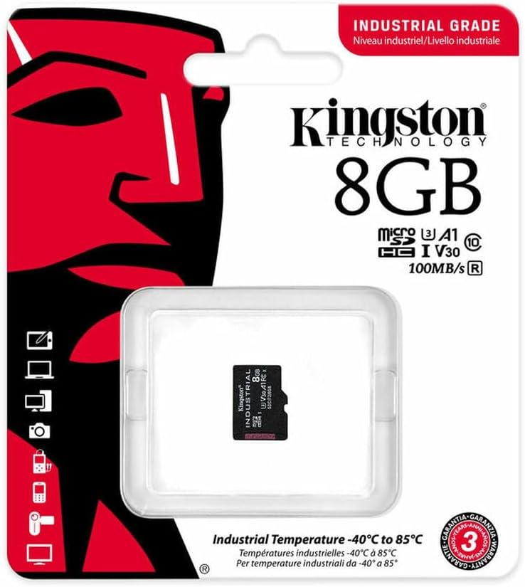 Kingston Industrial microSDHC pSLC Memory Card