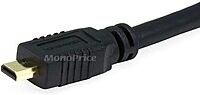 Monoprice 15ft 34AWG Standard HDMI Cable With Ethernet - HDMI Micro to HDMI Connector 15 Feet