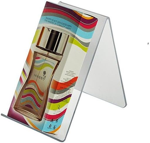 Azar Displays Acrylic Easel Displays, Clear, 10-Pack