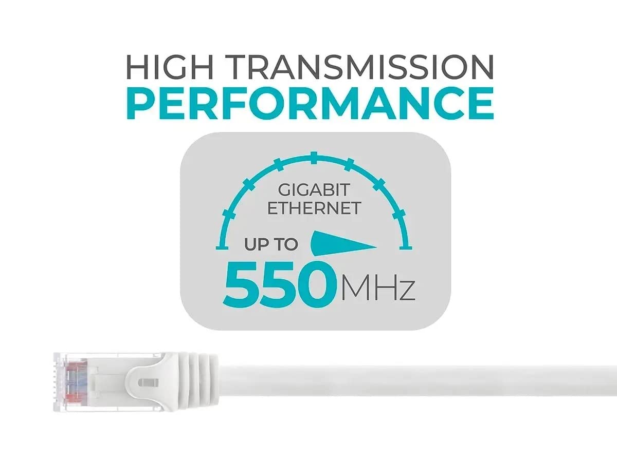 Monoprice Cat6 Flexboot Ethernet Patch Cable UTP 24AWG 550MHz Snagless RJ45