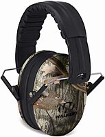 WALKER'S Children's Folding Earmuffs — Youth Low-Profile Padded Headband Hearing Protection