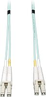 Tripp Lite Laser-Optimized Duplex Multimode 50/125 Fiber Patch Cable (LC/LC) - Aqua