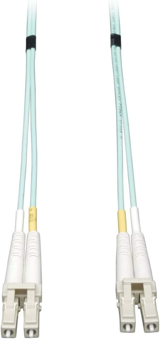 Tripp Lite Laser-Optimized Duplex Multimode 50/125 Fiber Patch Cable (LC/LC) - Aqua