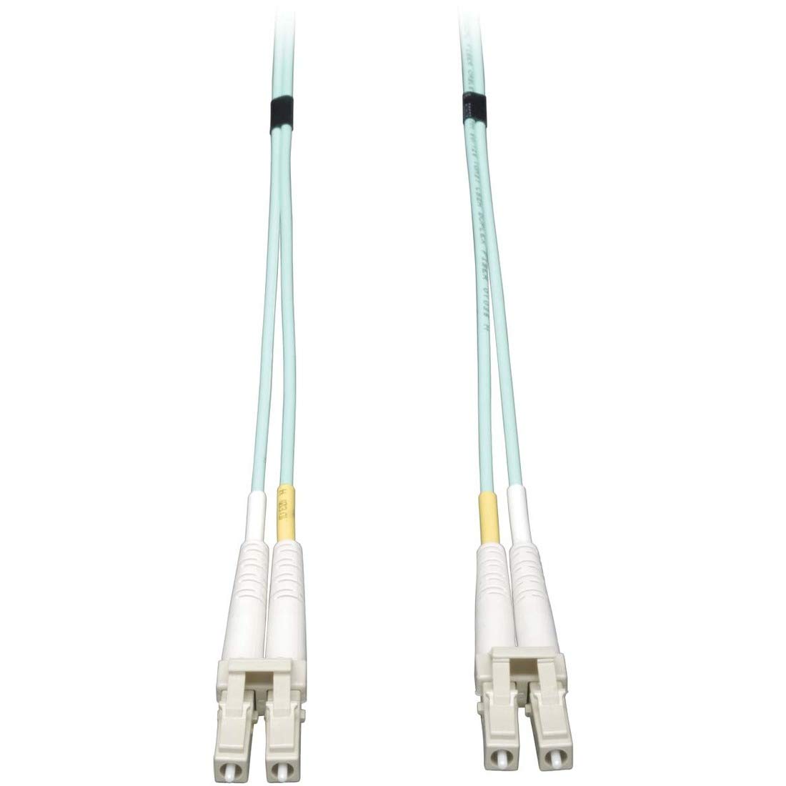 Tripp Lite Laser-Optimized Duplex Multimode 50/125 Fiber Patch Cable (LC/LC) - Aqua