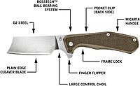 Gerber Gear Asada Folding Cleaver Pocket Knife